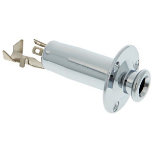 Allparts End Pin Jack Chrome Acoustic