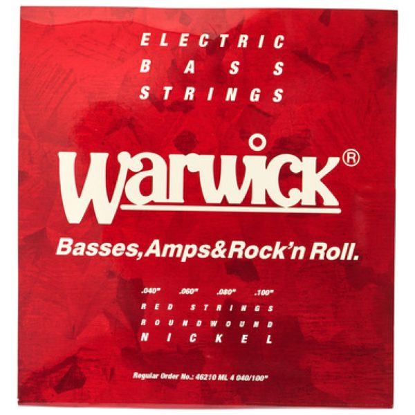 Warwick 46210 Red Strings Nickel Warwick 46210 Red Strings Nickel