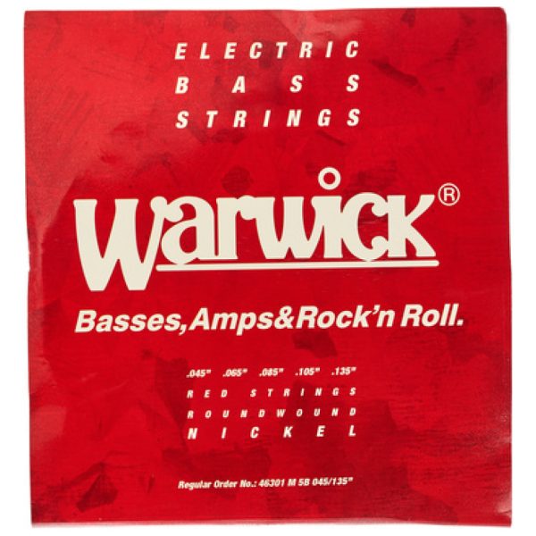 Warwick 46301 Red Strings Nickel Warwick 46301 Red Strings Nickel