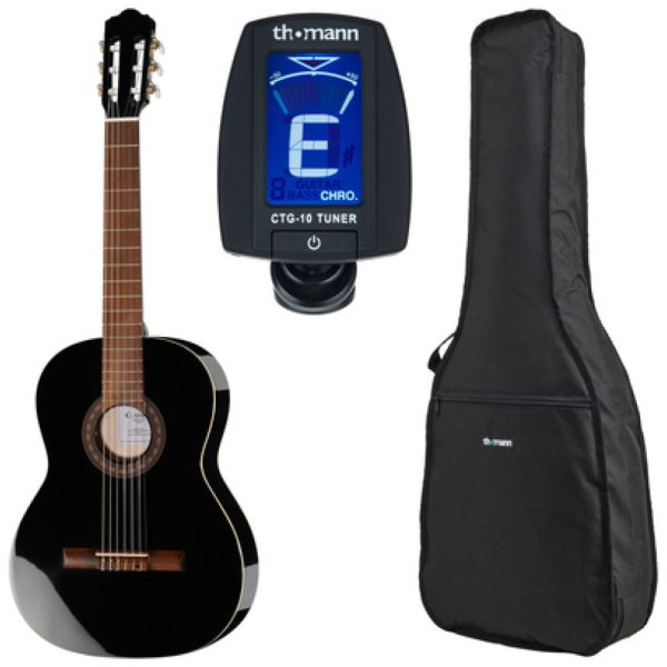 Thomann Classic 4/4 Guitar Blac Bundle