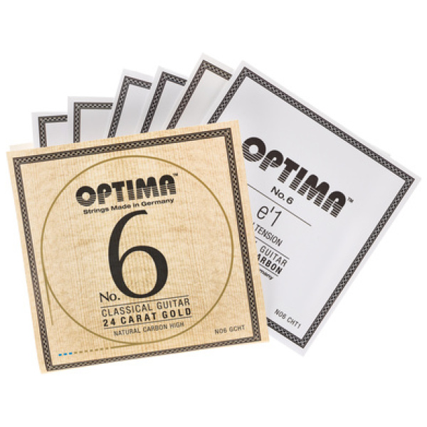 Optima No.6 Gold Strings Carbon High
