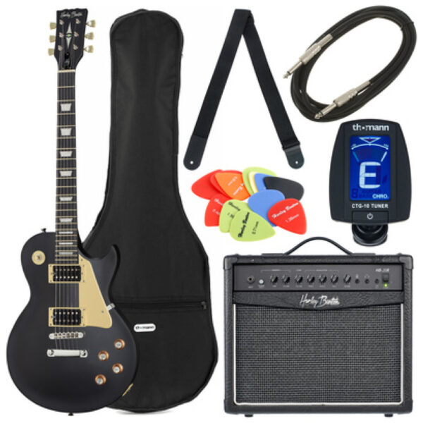 Harley Benton SC-400 SBK Vintage Seri Bundle