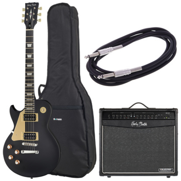 Harley Benton SC-400LH SBK Classic Se Bundle