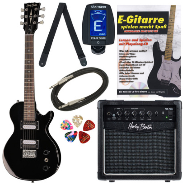 Harley Benton SC-200BK Mini Bundle