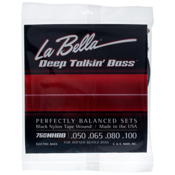 La Bella 760NHBB Beatle Bass Set BN