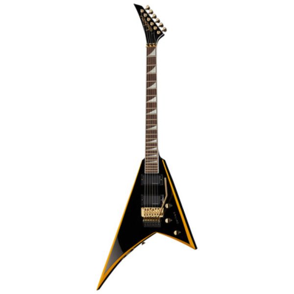 Jackson RRX24 Black with Yellow Bevels