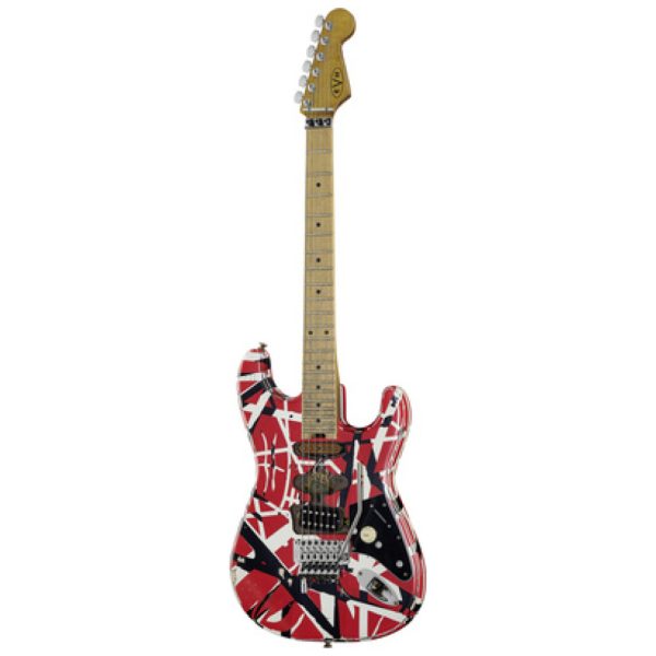 Evh Frankie Striped MN Relic R/W/B