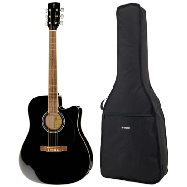Harley Benton CLD-60SCE BK Cust. Line Bundle