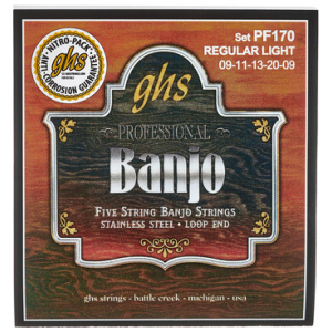 GHS PF170 5-String Banjo Set