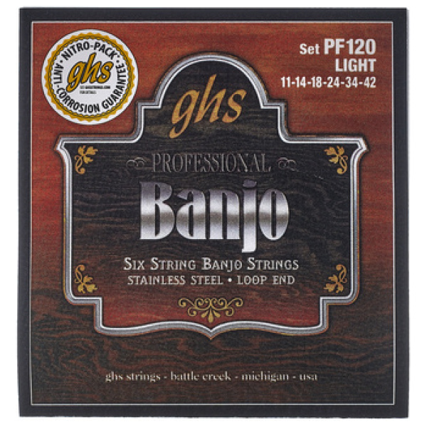 GHS Professional PF120 Banjo Set