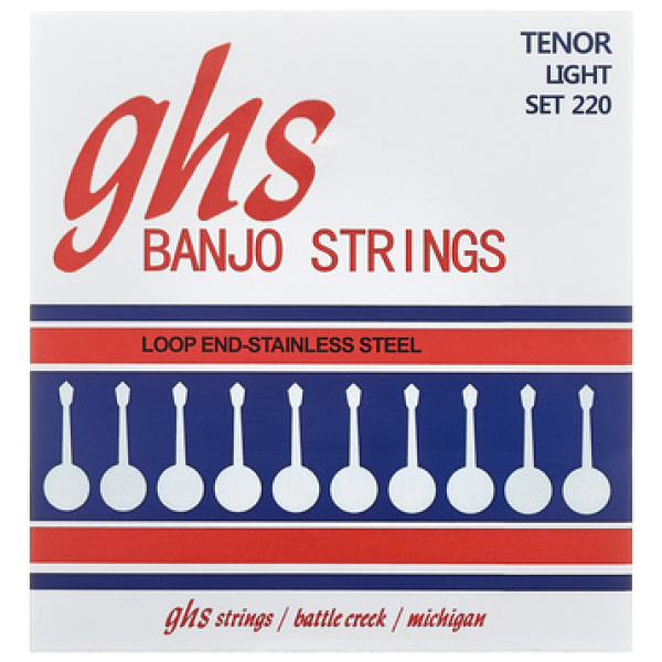 GHS 220 Banjo String Set Light
