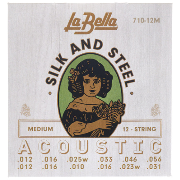 La Bella 710-12M Silk & Steel