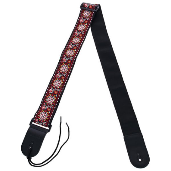 Richter Guitar Strap Ret. Jacqu. D.Red