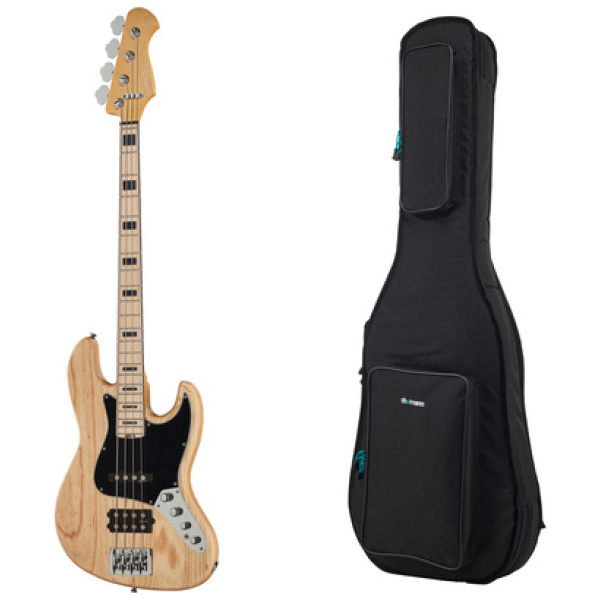 Harley Benton Enhanced MJ-4MN Natural w/Bag
