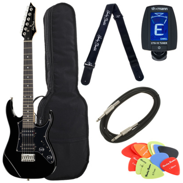 Harley Benton RG-Junior BK Rock Serie Bundle