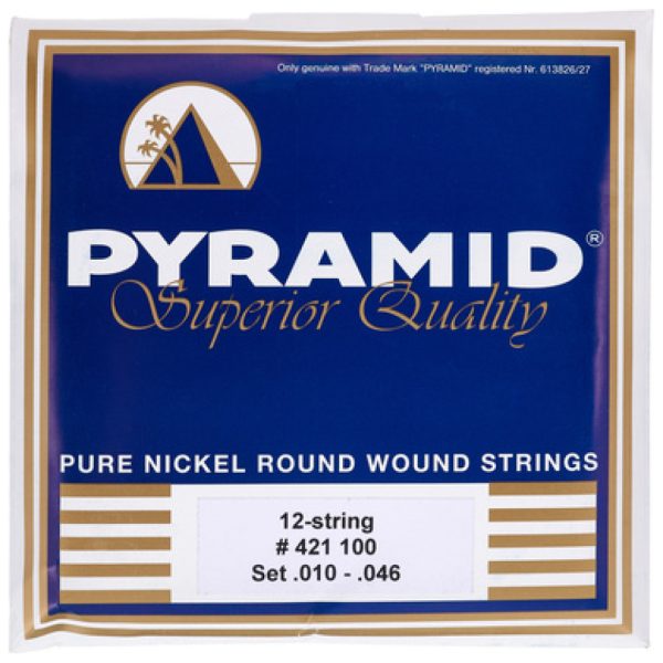 Pyramid Pure Nickel 12 String Set Med