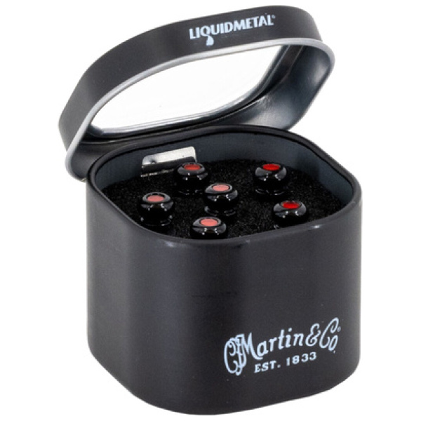 Martin Guitar Bridge Pin Liquid Metal Black