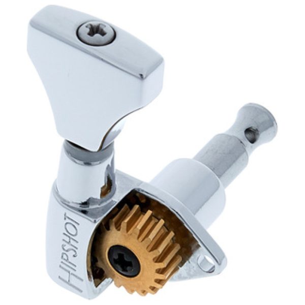 Hipshot 6GNOC Guitar Tuner Chrome