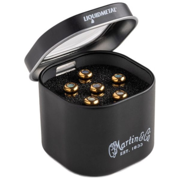 Martin Guitar Bridge Pin Liquid Metal Gold