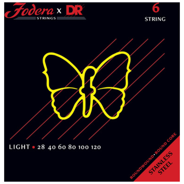 Fodera x DR 6-String Set Light Steel