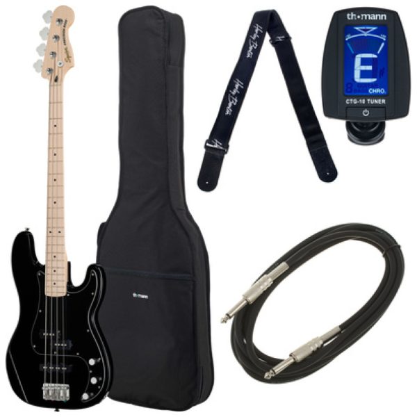 Squier Affinity P Bass MN PJ B Bundle Squier Affinity P Bass MN PJ B Bundle