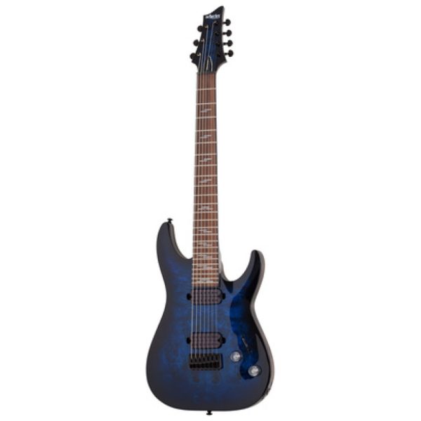 Schecter Omen Elite-7 See Blue Burst Schecter Omen Elite-7 See Blue Burst