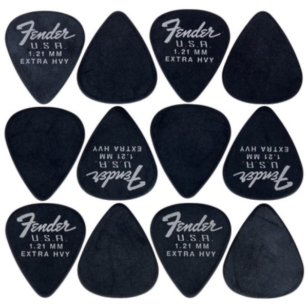 Fender 351 Dura-Tone Picks BLK
