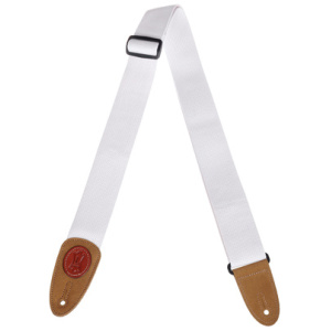 Levys Classic Cotton Strap 2" WHT