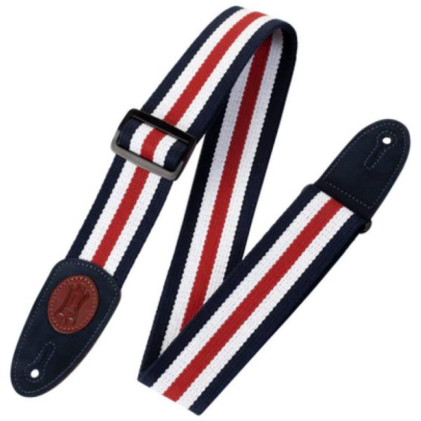 Levys Classic Cotton Strap 2" RWB