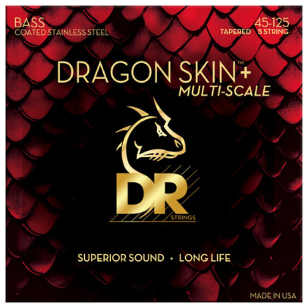 DR Strings Dragon Skin+ DBSM5-45 Coated