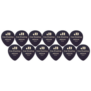 Dunlop Celluloid Teardrop Med. BK