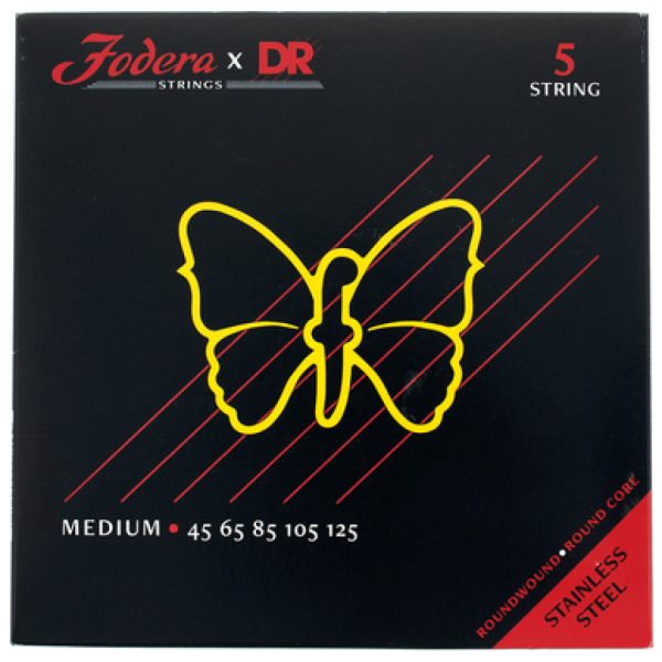Fodera x DR 5-String Set Medium SS Fodera x DR 5-String Set Medium SS