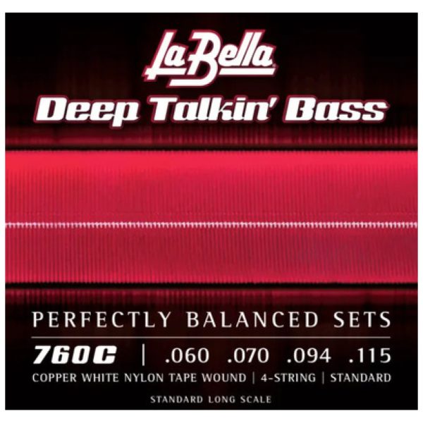 La Bella 760C Copper White Nylon Tape