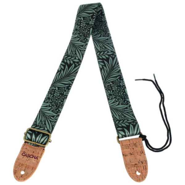 Cascha Ukulele Strap Olive Jungle Veg Cascha Ukulele Strap Olive Jungle Veg