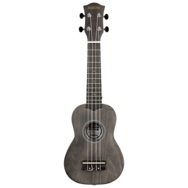 Cascha Soprano Uke Linden Set BLK