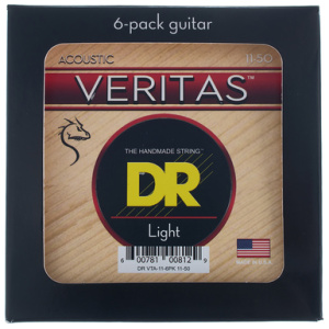 DR Strings Veritas Acoustic VTA-11 6-Pack